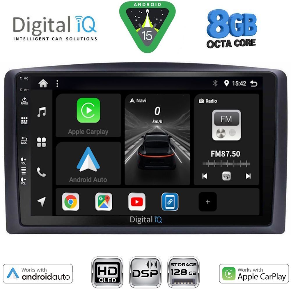 BXF7421_15 DIGITAL IQ BXF 18421_CPAA (10inc) MULTIMEDIA TABLET for MERCEDES VITO – VIANO (W447) mod. 2015-2022 - Image 1