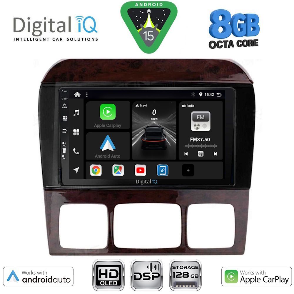 BXF7426_15 DIGITAL IQ BXF 18426_CPAA (9inc) MULTIMEDIA TABLET for MERCEDES S W220 mod. 1998-2005 - Image 1