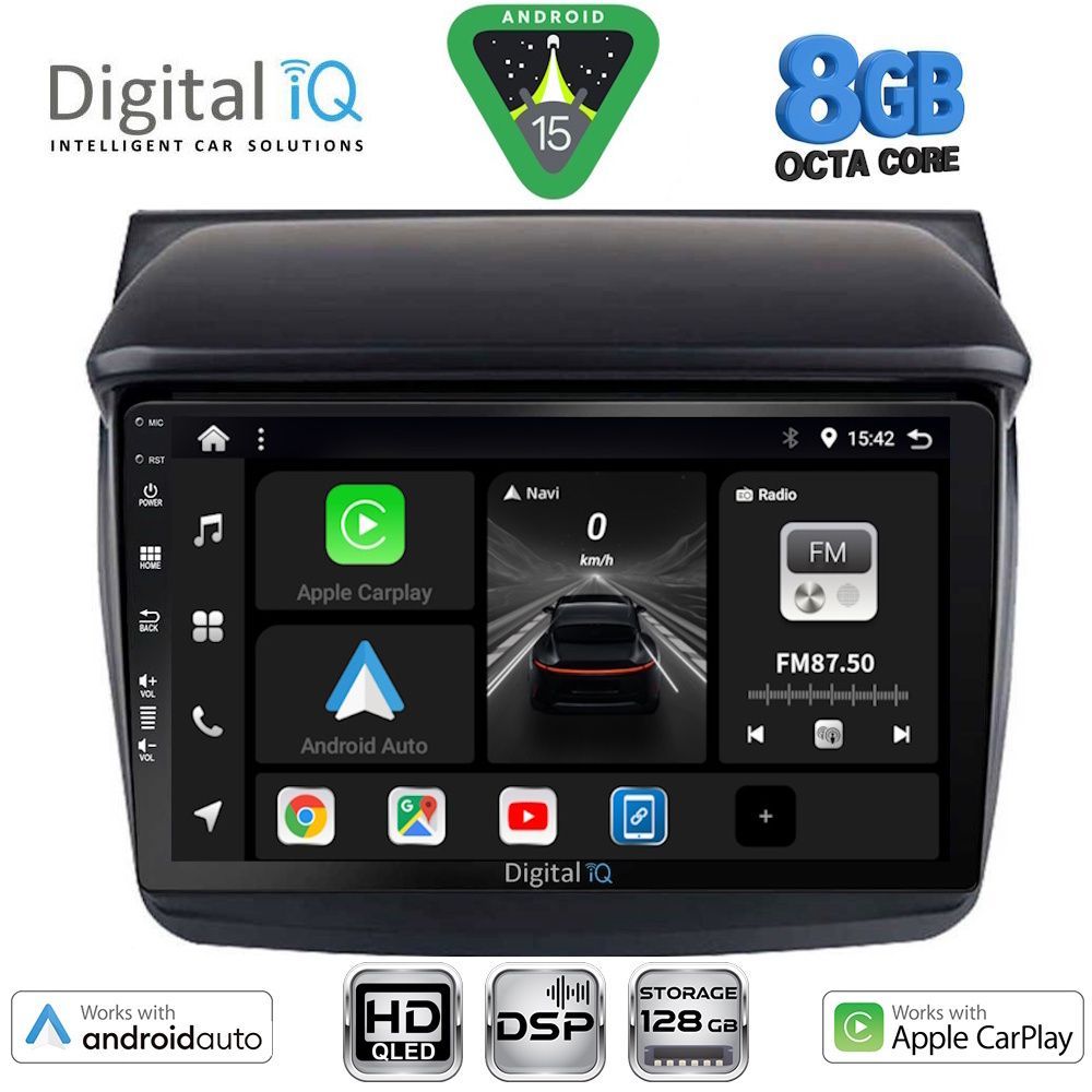 BXF7436_15 DIGITAL IQ BXF 18436_CPAA (9inc) MULTIMEDIA TABLET for MITSUBISHI L200 mod. 2006-2015 - Image 1
