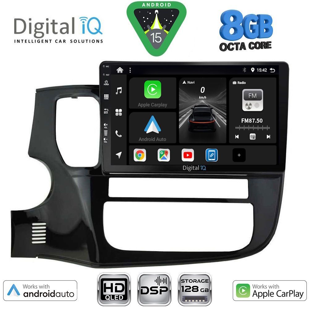 BXF7443_15 DIGITAL IQ BXF 18443_CPAA (10inc) MULTIMEDIA TABLET for MITSUBISHI OUTLANDER mod. 2013-2020 - Image 1
