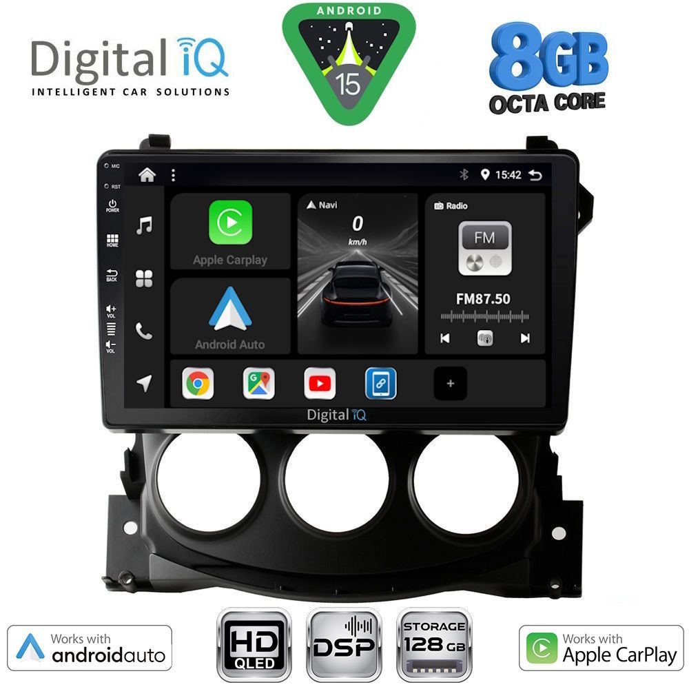 BXF7479_15 DIGITAL IQ BXF 18479_CPAA (9inc) MULTIMEDIA TABLET for NISSAN 370Z mod. 2009-2012 - Image 1