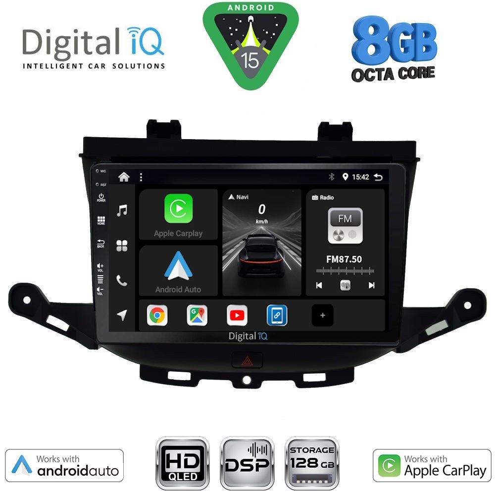 BXF7483_15 DIGITAL IQ BXF 18483_CPAA (9inc) MULTIMEDIA TABLET for OPEL ASTRA K mod. 2015-2023 - Image 1