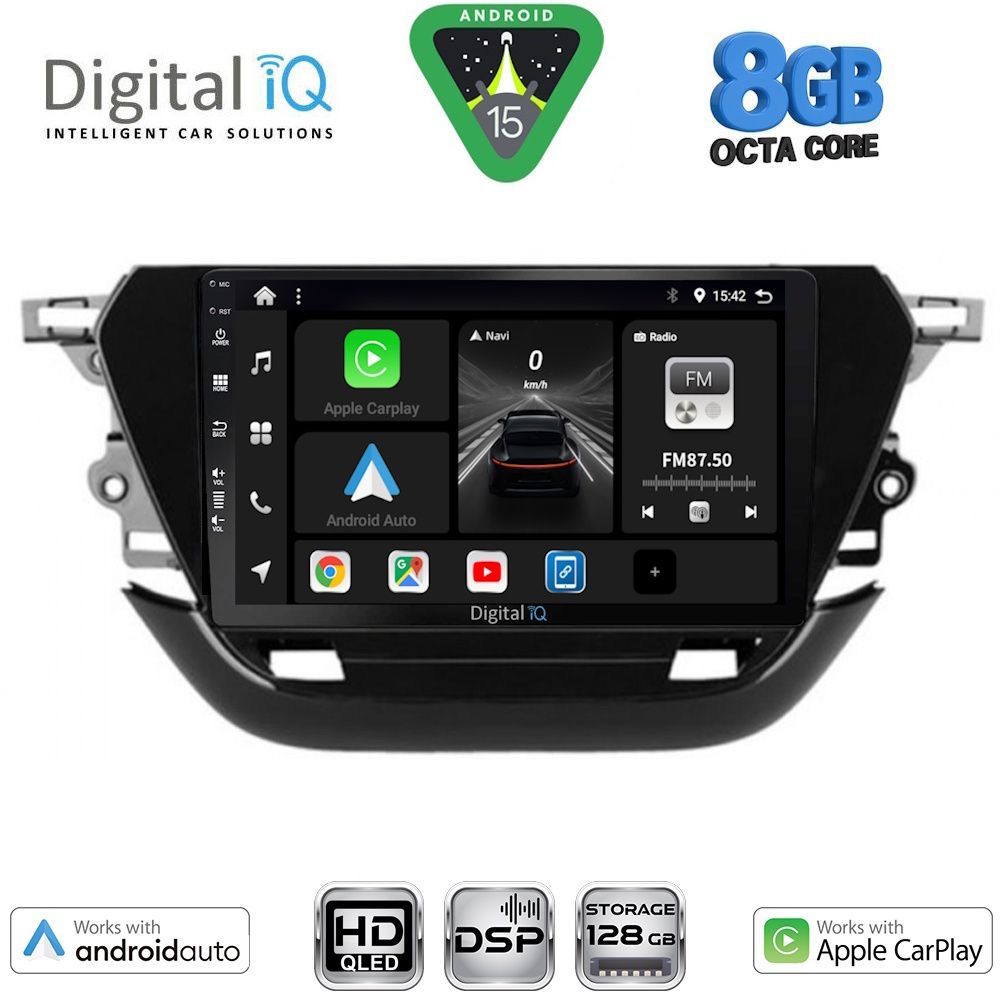BXF7487_15 DIGITAL IQ BXF 18487_CPAA (9inc) MULTIMEDIA TABLET for OPEL CORSA F mod. 2019-2024 - Image 1