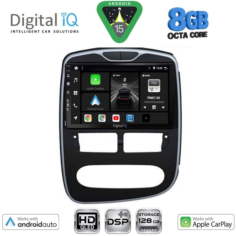 BXF7544_15 DIGITAL IQ BXF 18544_CPAA (10inc) MULTIMEDIA TABLET for RENAULT CLIO mod. 2012-2015 - Image 1