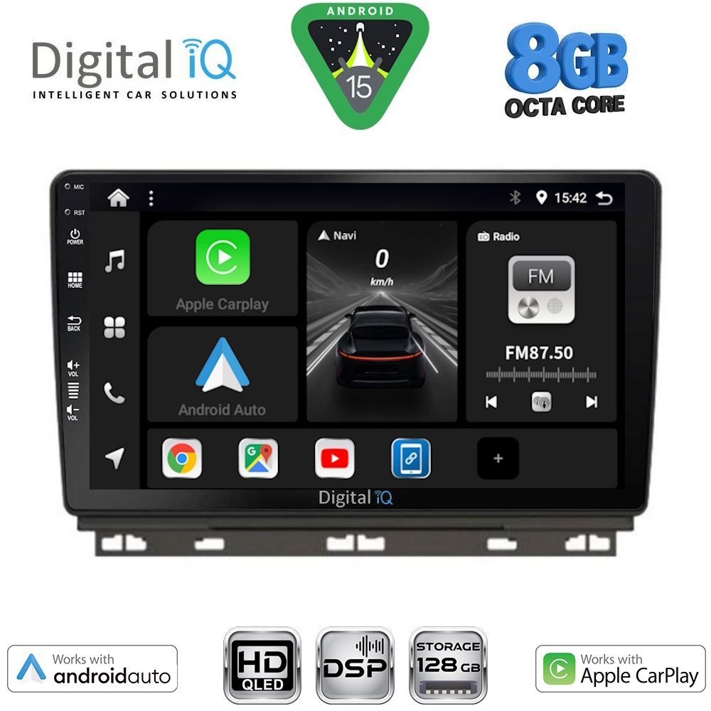 BXF7546_15 DIGITAL IQ BXF 18546_CPAA (9inc) MULTIMEDIA TABLET for RENAULT CLIO - CAPTUR mod. 2019-2026 - Image 1