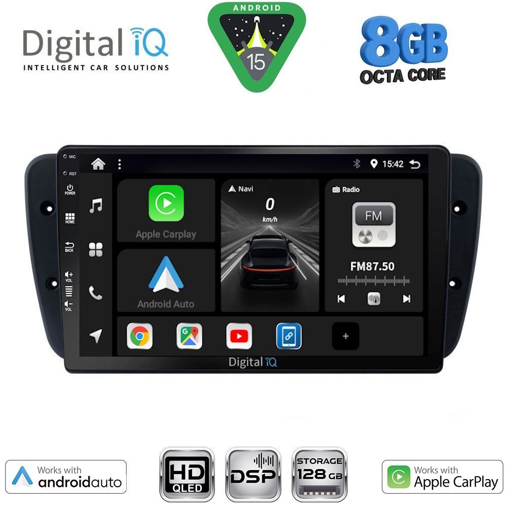 BXF7571_15 DIGITAL IQ BXF 18571_CPAA (9inc) MULTIMEDIA TABLET for SEAT IBIZA mod. 2008-2015 - Image 1