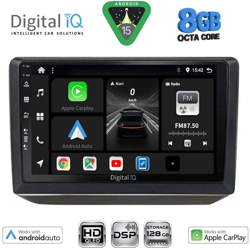 BXF7581_15 DIGITAL IQ BXF 18581_CPAA (10inc) MULTIMEDIA TABLET for SKODA FABIA mod. 2008-2014 - Image 1