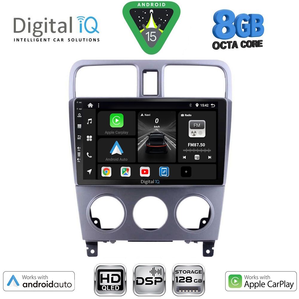 BXF7661_15 DIGITAL IQ BXF 18661_CPAA (9inc) MULTIMEDIA TABLET for SUBARU FORESTER mod. 2002-2008 - Image 1