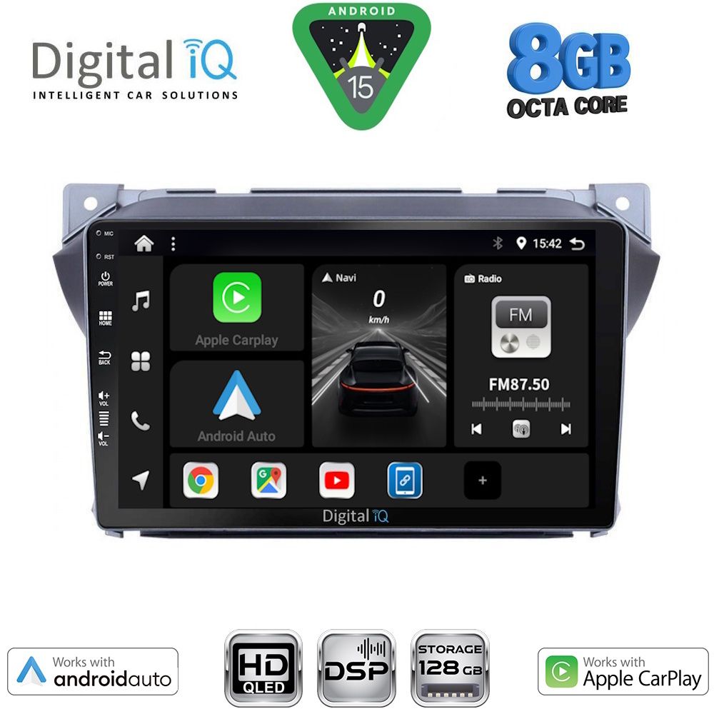 BXF7670_15 DIGITAL IQ BXF 18670_CPAA (9inc) MULTIMEDIA TABLET for SUZUKI ALTO - NISSAN PIXO mod. 2009-2014 - Image 1