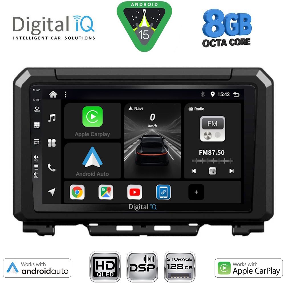 BXF7679_15 DIGITAL IQ BXF 18679_CPAA (9inc) MULTIMEDIA TABLET for SUZUKI JIMNY mod. 2017-2026 - Image 1