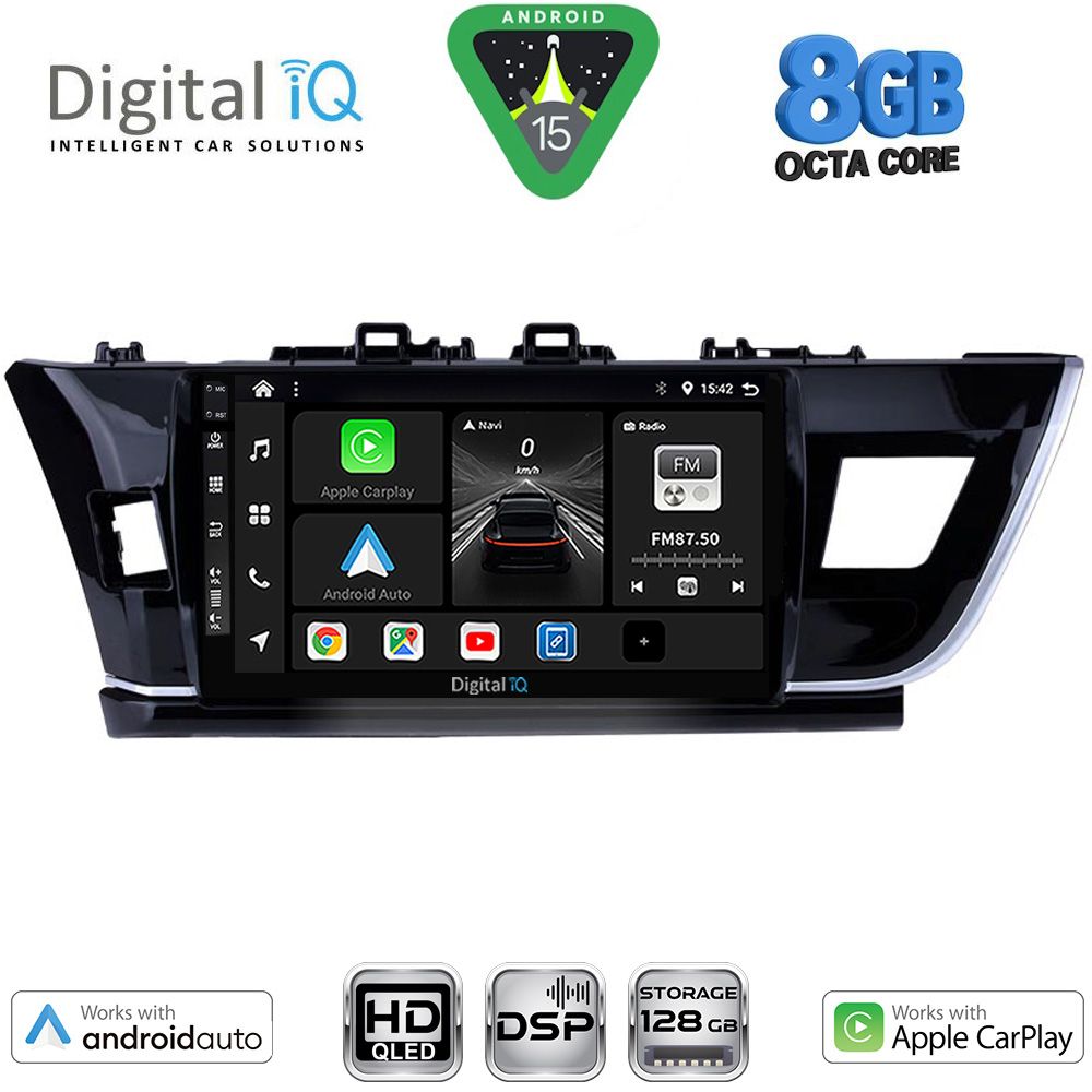 BXF7714BIG_15 DIGITAL IQ BXF 18714BIG_CPAA (10inc) MULTIMEDIA TABLET for TOYOTA COROLLA mod. 2013-2016 - Image 1