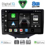 DIGITAL IQ BXF 18715_CPAA CLIMA-A/C (9inc) MULTIMEDIA TABLET for CITROEN C1-PEUGEOT 108-TOYOTA AYGO mod. 2014-2024