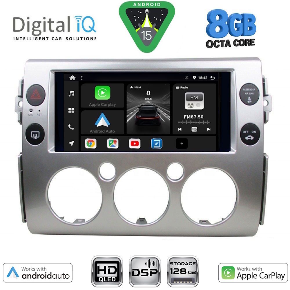BXF7717_15 DIGITAL IQ BXF 18717_CPAA (9inc) MULTIMEDIA TABLET for TOYOTA FJ CRUISER mod. 2007-2022 - Image 1