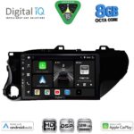 DIGITAL IQ BXF 18721_CPAA (10inc) MULTIMEDIA TABLET for TOYOTA HILUX mod. 2017-2026