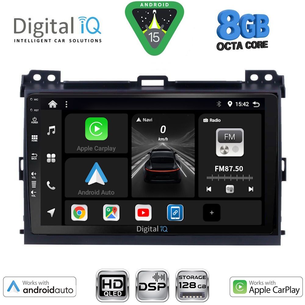 BXF7723_15 DIGITAL IQ BXF 18723_CPAA (9inc) MULTIMEDIA TABLET for TOYOTA LANDCRUISER mod. 2002-2008 - Image 1