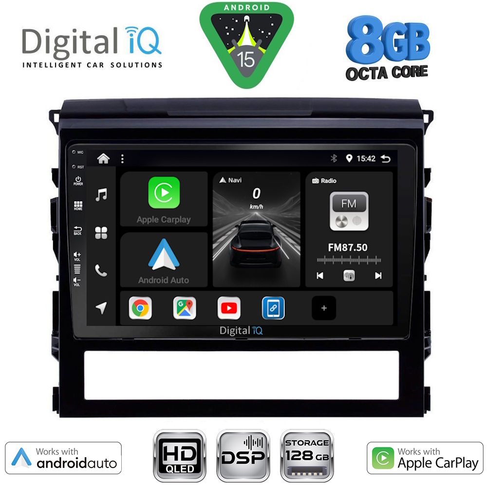 BXF7725_15 DIGITAL IQ BXF 18725_CPAA (9inc) MULTIMEDIA TABLET for TOYOTA LANDCRUISER mod. 2016-2019 - Image 1