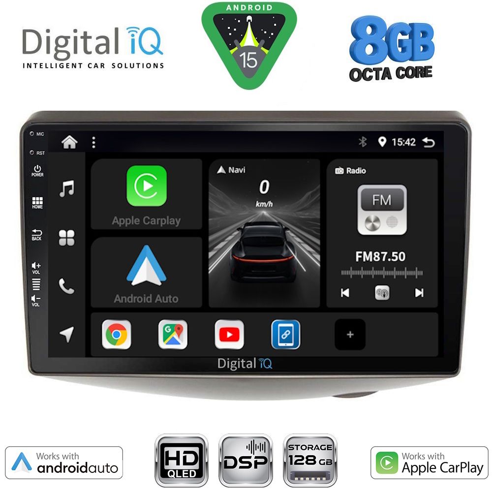 BXF7735_15 DIGITAL IQ BXF 18735_CPAA (9inc) MULTIMEDIA TABLET for TOYOTA YARIS mod. 1999-2006 - Image 1