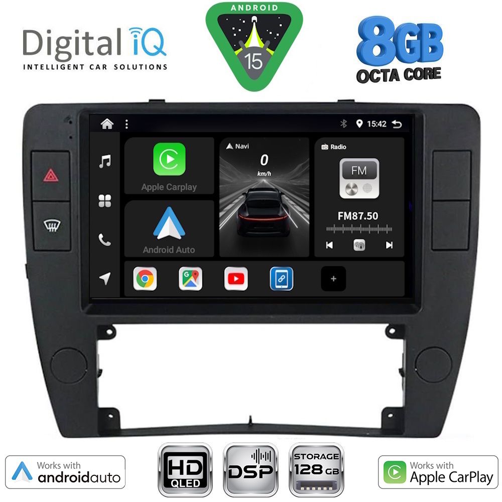BXF7749_15 DIGITAL IQ BXF 18749_CPAA (9inc) MULTIMEDIA TABLET for VW PASSAT mod. 2000-2005 - Image 1
