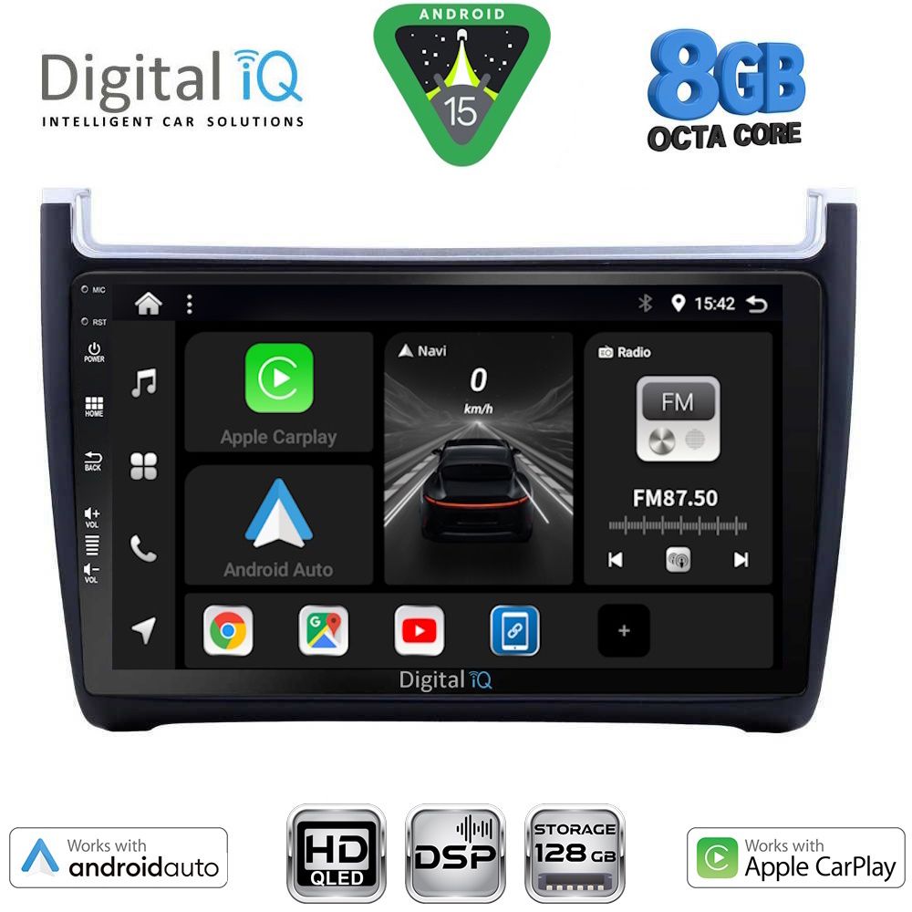 BXF7757_15 DIGITAL IQ BXF 18757_CPAA (9inc) MULTIMEDIA TABLET for VW POLO mod. 2014-2017 - Image 1