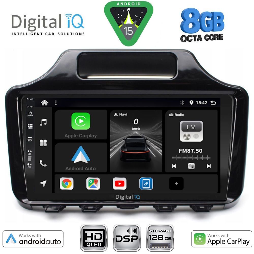 BXF7779_15 DIGITAL IQ BXF 18779_CPAA (9inc) MULTIMEDIA TABLET for TOYOTA IQ mod. 2008-2015 with ORIG. NAVI - Image 1
