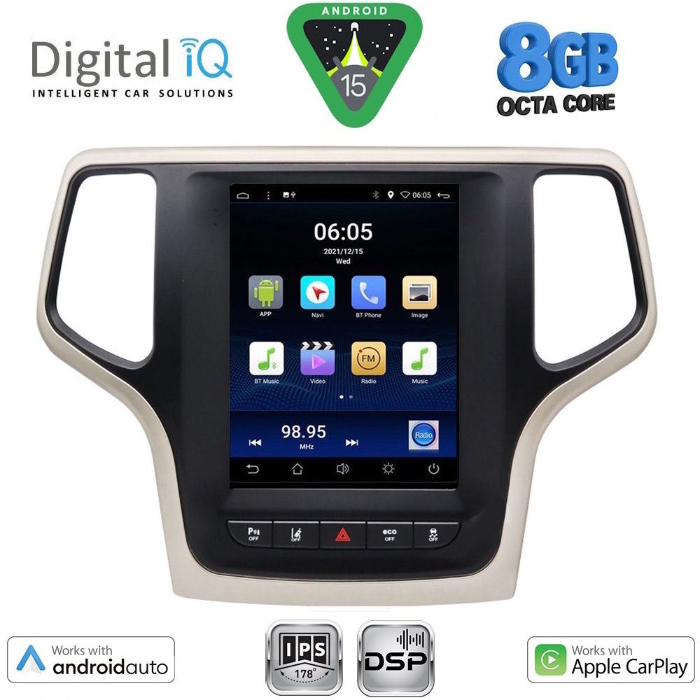 BXF7983_15 DIGITAL IQ BXF 7983_CPAA TESLA STYLE for JEEP GRAND CHEROKEE mod. 2014-2019 - Image 1
