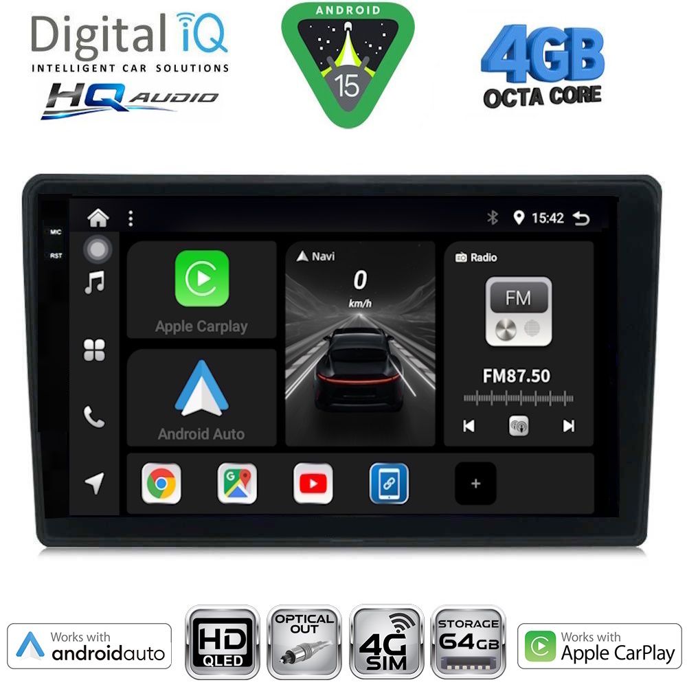 BXK19020-15 DIGITAL IQ BXK 19020_CPAA (9inc) MULTIMEDIA TABLET for ALFA ROMEO 159 – SPIDER – BRERA mod. 2004-2012 - Image 1