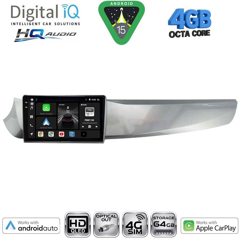 BXK19025-15 DIGITAL IQ BXK 19025_CPAA (9inc) MULTIMEDIA TABLET for ALFA ROMEO GIULIETTA mod. 2010-2014 - Image 1