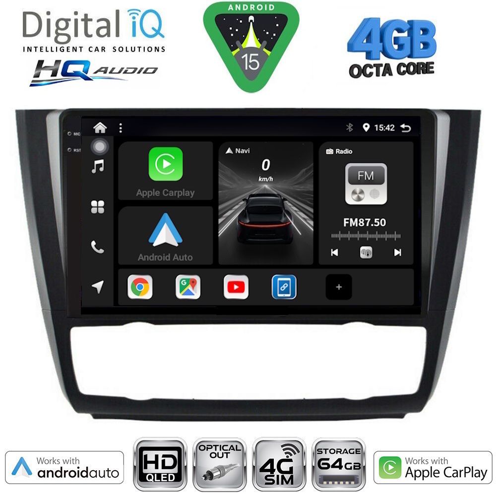 BXK19040CL-15 DIGITAL IQ BXK 19040_CPAA CLIMA (9inc) MULTIMEDIA TABLET for BMW S.1 (E81-82-87-88) mod. 2004-2013 - Image 1