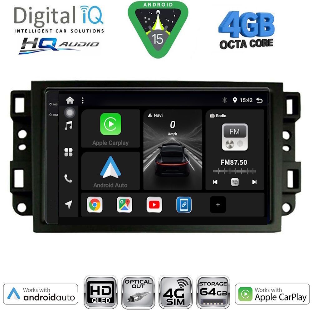 BXK19070-15 DIGITAL IQ BXK 19069A_CPAA (10inc) MULTIMEDIA TABLET for GMC ALL mod. 2004-2012 - Image 1