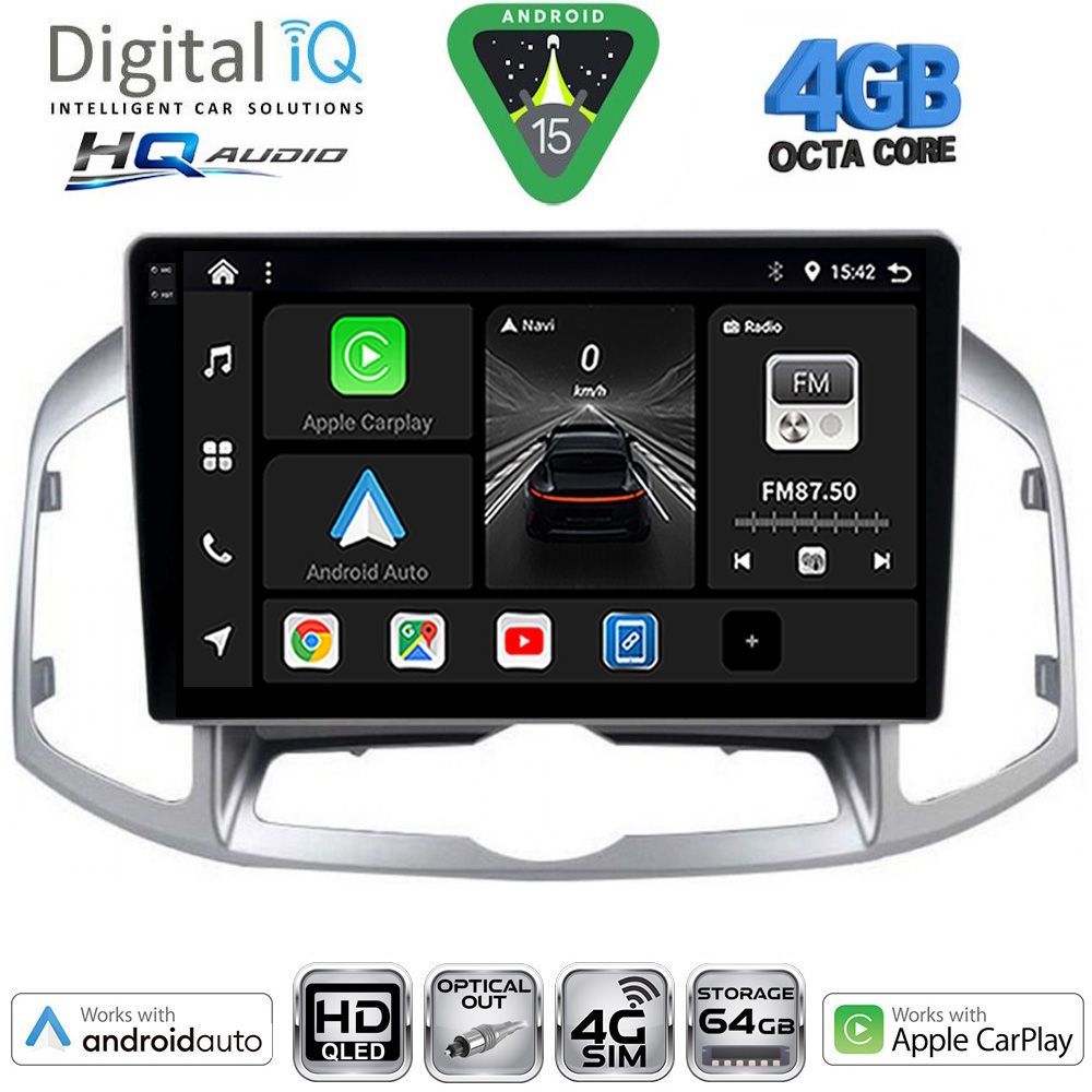 BXK19071-155 DIGITAL IQ BXK 19071_CPAA (10inc) MULTIMEDIA for CHEVROLET CAPTIVA mod. 2012-2018 - Image 1