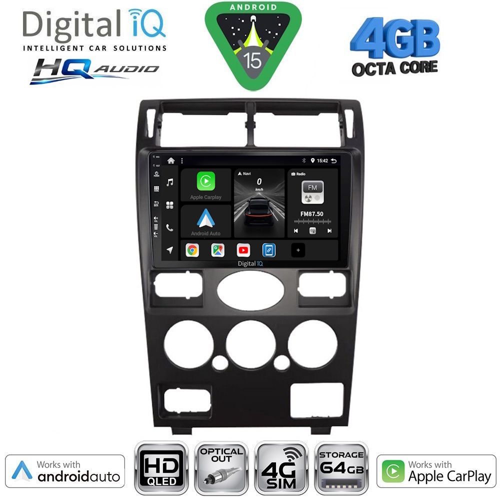 BXK19161B-15 DIGITAL IQ BXK 19161B_CPAA (9inc) MULTIMEDIA TABLET for FORD MONDEO mod. 2003-2006 - Image 1