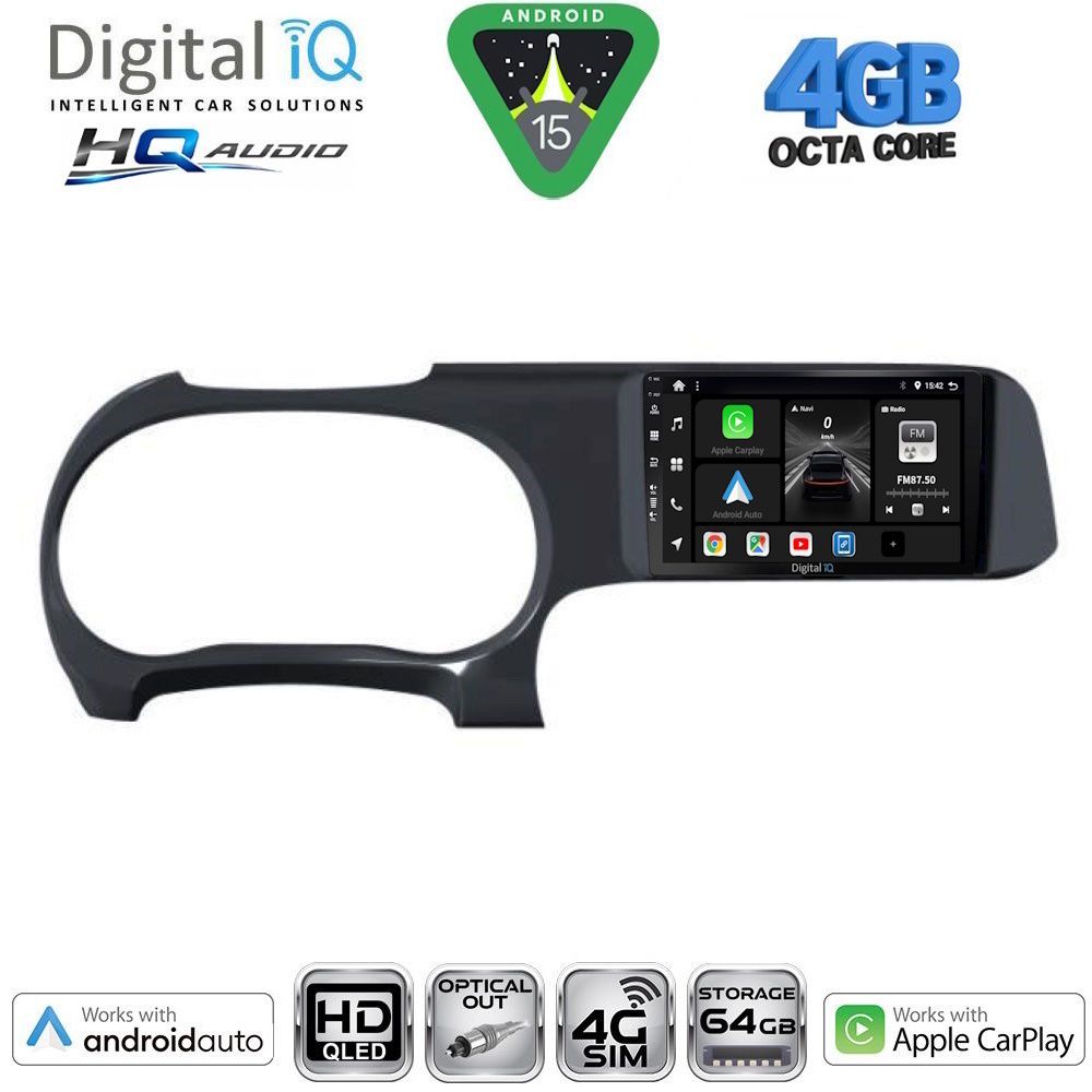 BXK19225-15 DIGITAL IQ BXK 19225_CPAA (9inc) MULTIMEDIA TABLET for HYUNDAI i10 mod. 2020-2026 - Image 1