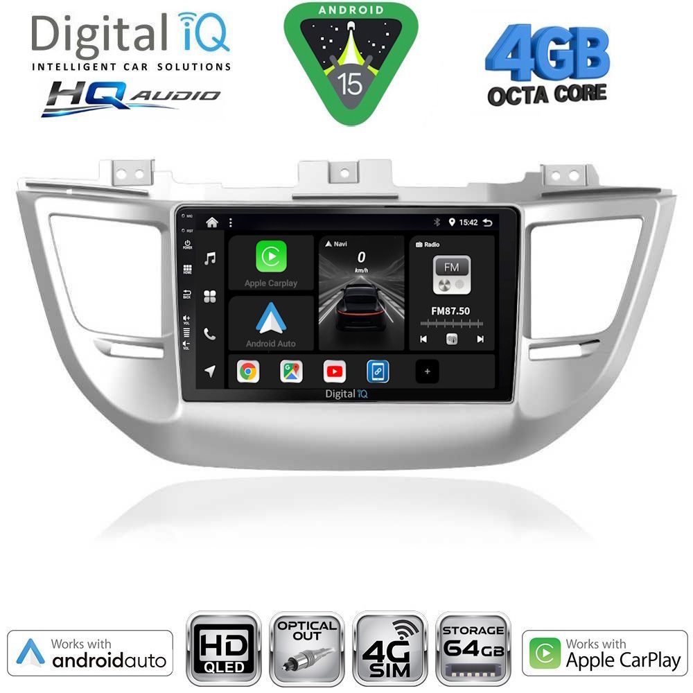 BXK19243-15 DIGITAL IQ BXK 19243_CPAA (9inc) MULTIMEDIA TABLET for HYUNDAI TUCSON mod. 2015-2019 - Image 1