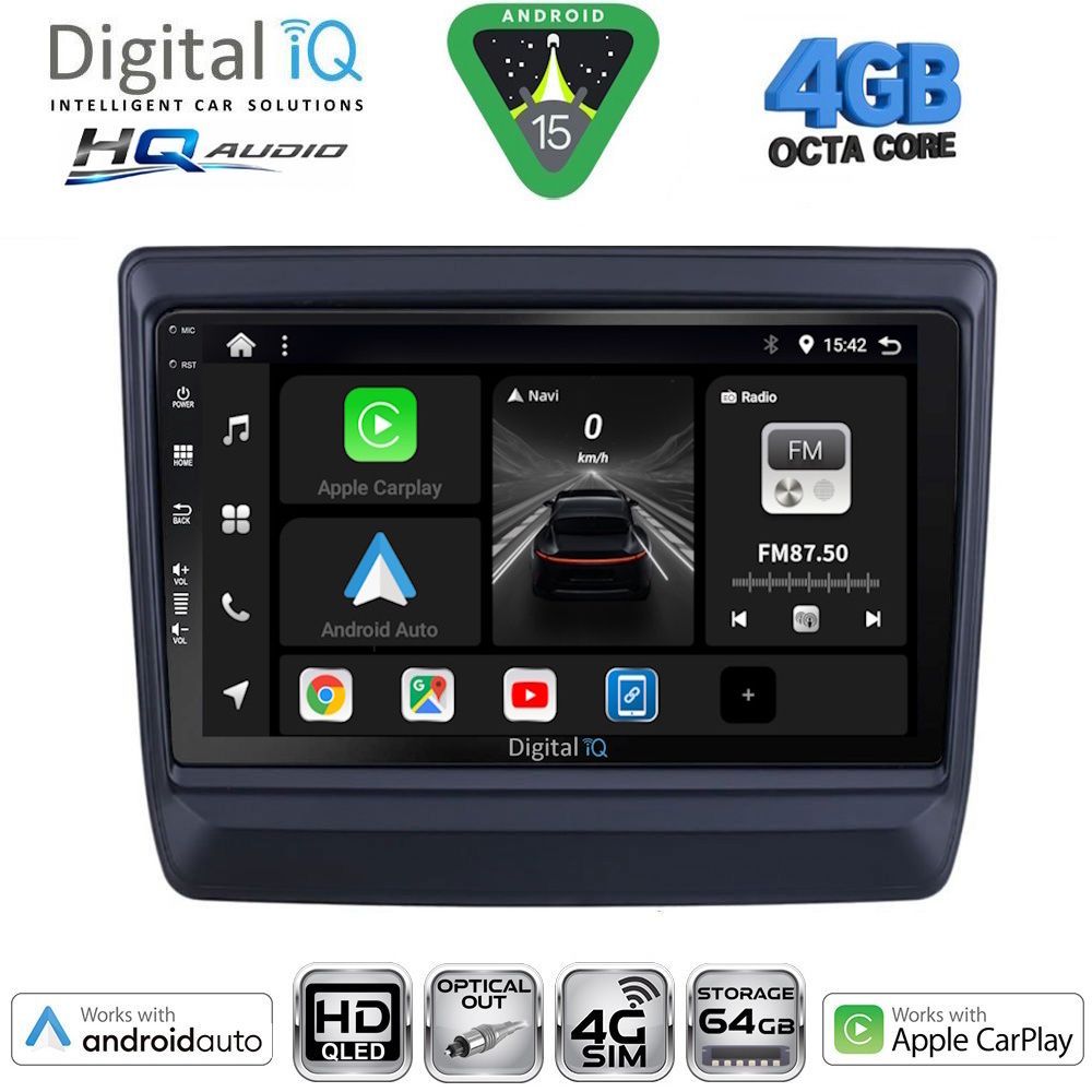 BXK19256-15 DIGITAL IQ BXK 19256_CPAA (9inc) MULTIMEDIA TABLET for ISUZU DMAX mod. 2020-2026 - Image 1