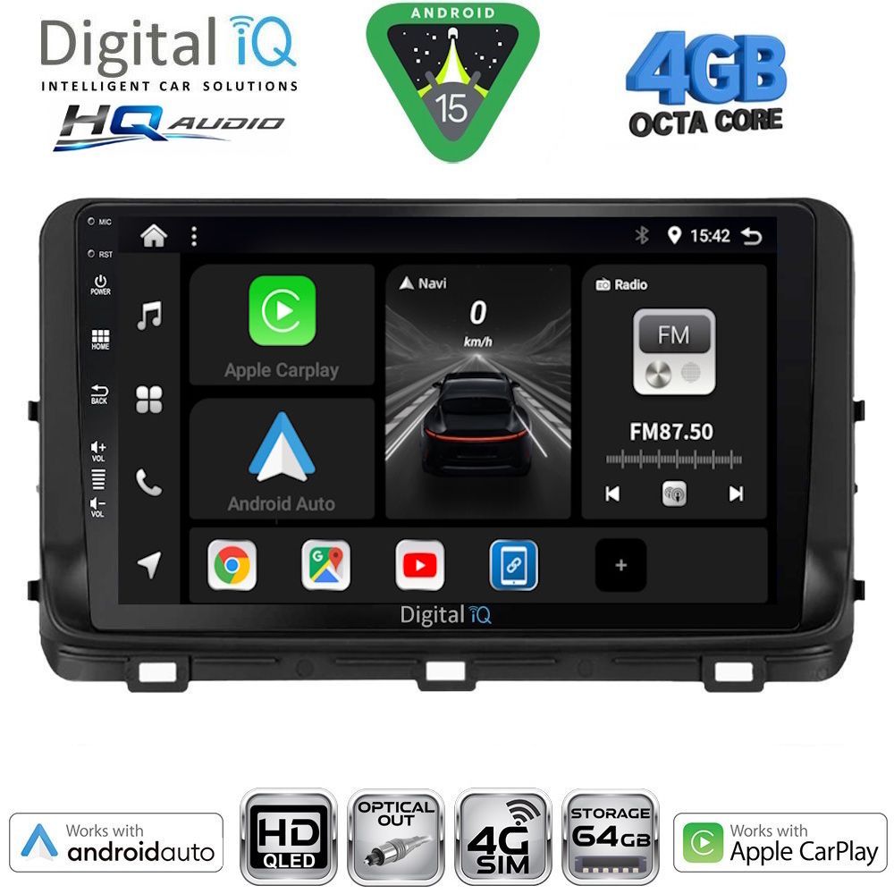 BXK19303-15 DIGITAL IQ BXK 19303_CPAA (10inc) MULTIMEDIA TABLET for KIA CEED - XCEED mod. 2018-2022 - Image 1