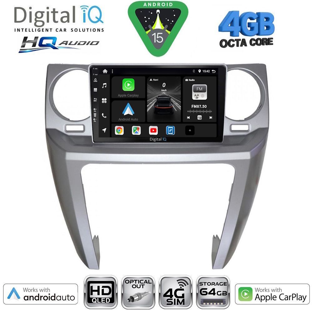 BXK19335-15 DIGITAL IQ BXK 19335_CPAA (9inc) MULTIMEDIA TABLET for LAND ROVER DISCOVERY 3 mod. 2004-2009 - Image 1