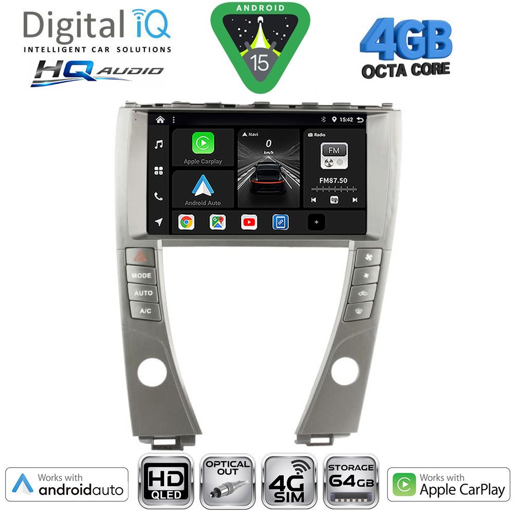 BXK19342B_15 DIGITAL IQ BXK 19342B_CPAA (9inc) MULTIMEDIA TABLET for LEXUS ES mod. 2006-2013 - Image 1