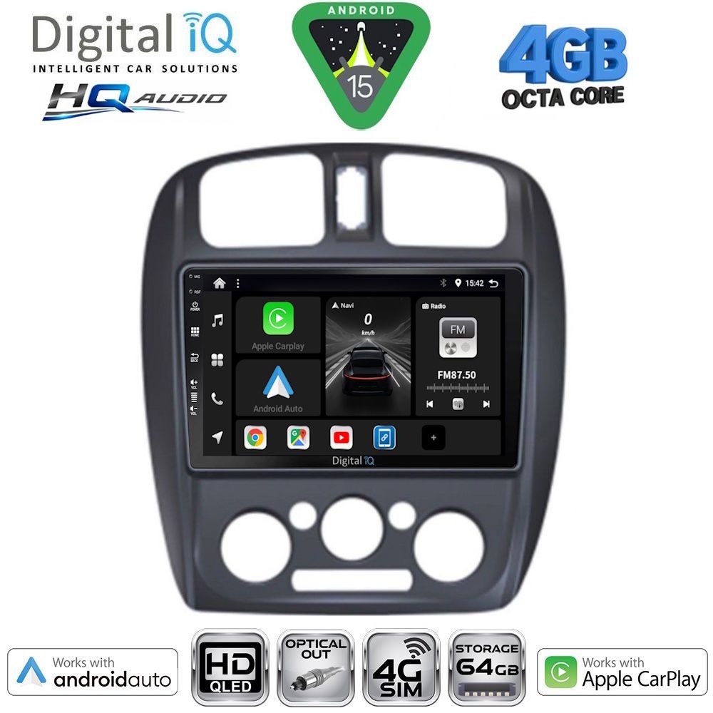 BXK19363-15 DIGITAL IQ BXK 19363_CPAA (9inc) MULTIMEDIA TABLET for MAZDA 323 mod. 1998-2004 - Image 1