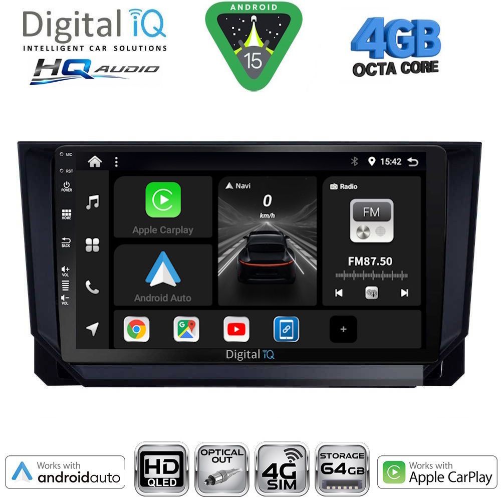 BXK19391-15 DIGITAL IQ BXK 19391_CPAA (10inc) MULTIMEDIA TABLET for MAZDA CX9 mod. 2006-2015 - Image 1