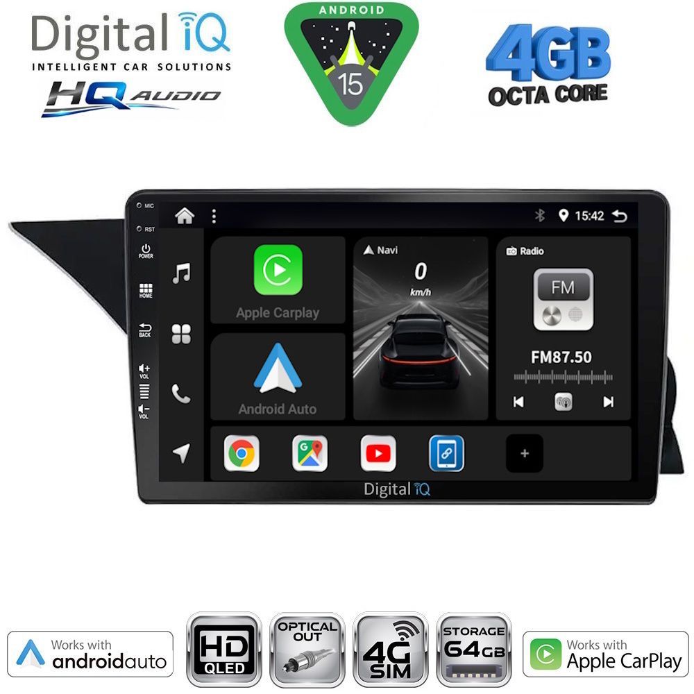 BXK19412-15 DIGITAL IQ BXK 19412_CPAA (NTG 4.5) (9inc) MULTIMEDIA TABLET for MERCEDES GLK (X204) mod. 2013-2017 - Image 1