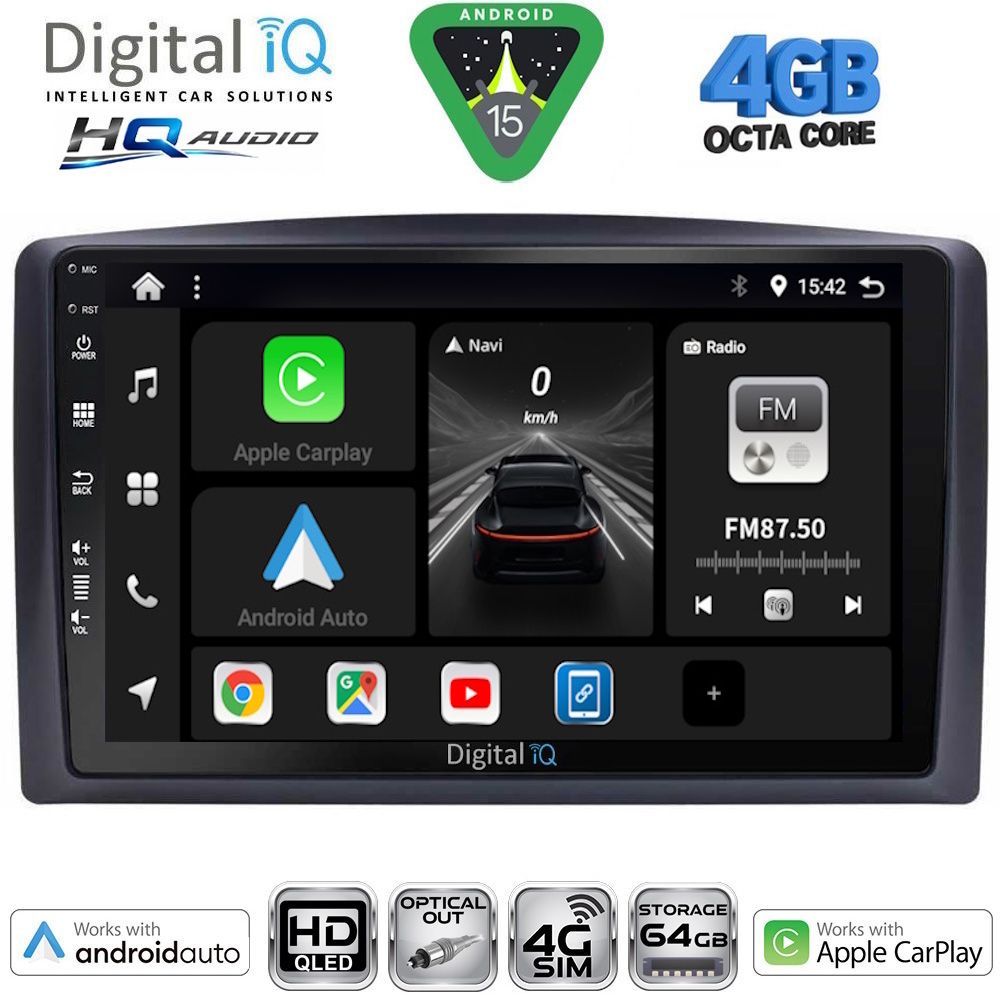BXK19421-15 DIGITAL IQ BXK 19421_CPAA (10inc) MULTIMEDIA TABLET for MERCEDES VITO – VIANO (W447) mod. 2015-2022 - Image 1