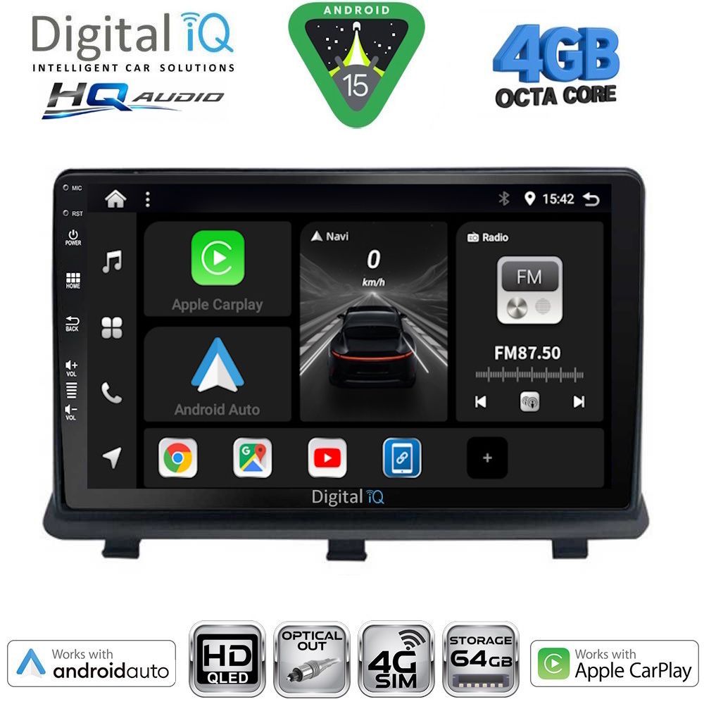 BXK19480-15 DIGITAL IQ BXK 19480_CPAA (9inc) MULTIMEDIA TABLET for OPEL ANTARA mod. 2006-2016 - Image 1