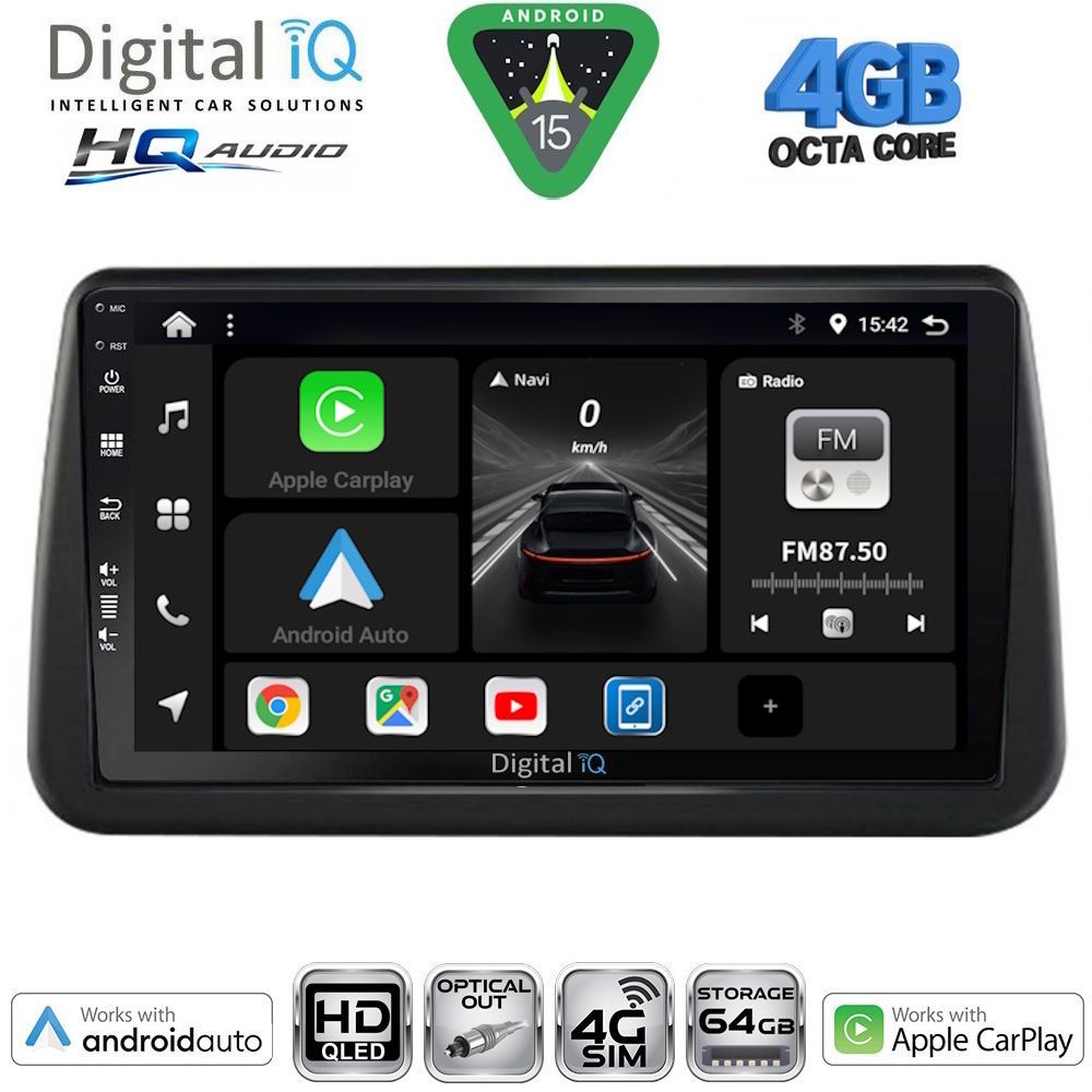 BXK19494-15 DIGITAL IQ BXK 19494_CPAA (9inc) MULTIMEDIA TABLET for OPEL MERIVA mod. 2010-2017 - Image 1