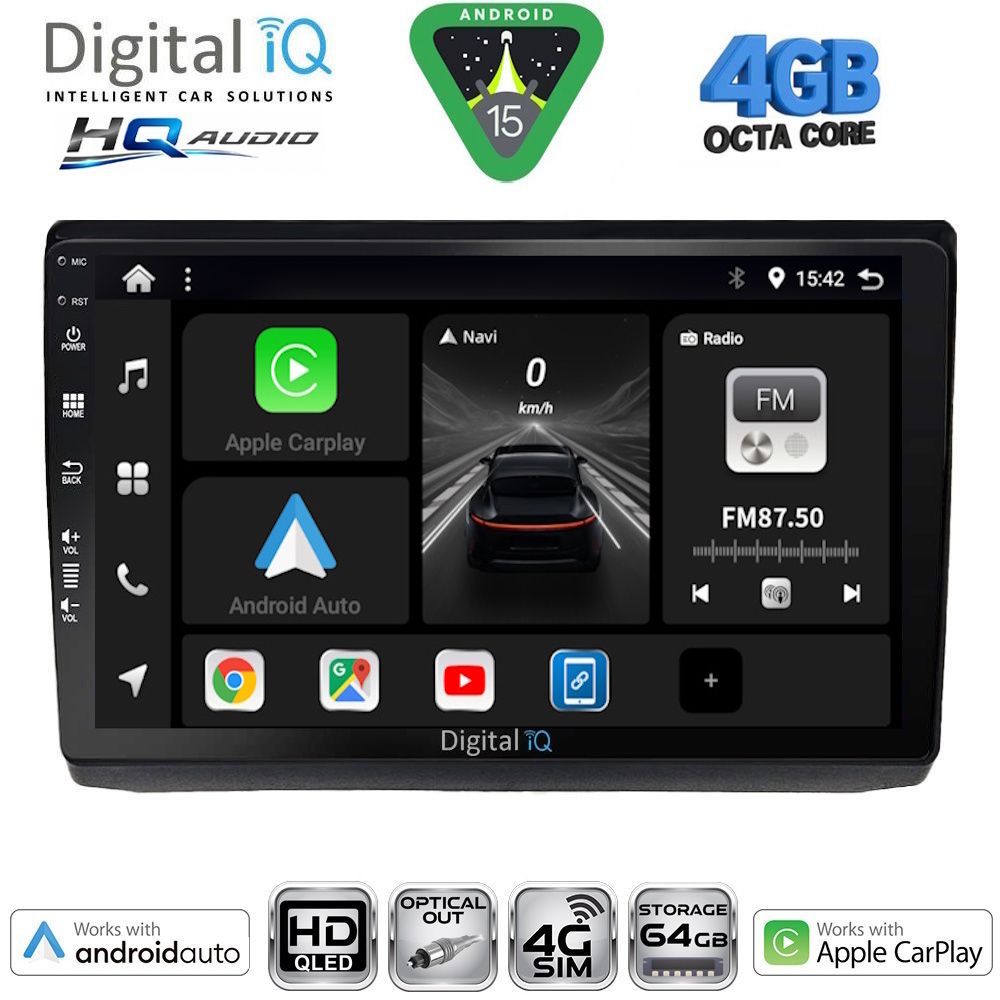 BXK19558-15 DIGITAL IQ BXK 19558A_CPAA (10inc) MULTIMEDIA TABLET for OPEL VIVARO – RENAULT TRAFIC - NISSAN PRIMASTAR mod. 2004-2015 - Image 1