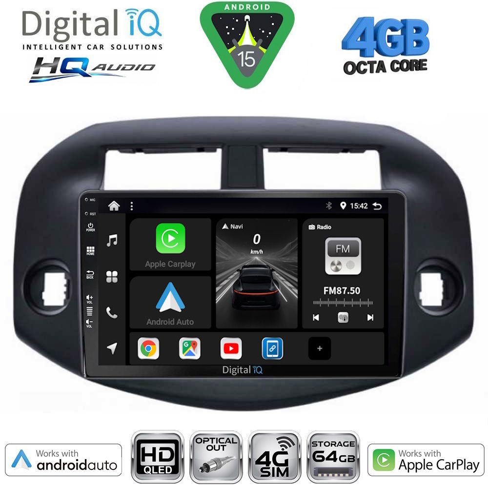 BXK19732-15 DIGITAL IQ BXK 19732_CPAA (10inc) MULTIMEDIA TABLET for TOYOTA RAV 4 mod. 2006-2012 - Image 1