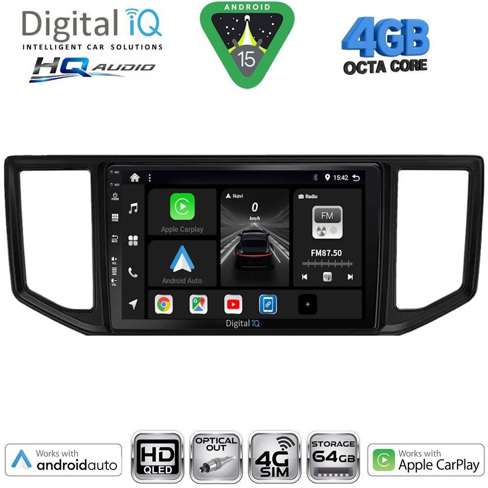 BXK19753-15 DIGITAL IQ BXK 19753_CPAA (10inc) MULTIMEDIA TABLET for VW CRAFTER mod. 2017-2026 - Image 1
