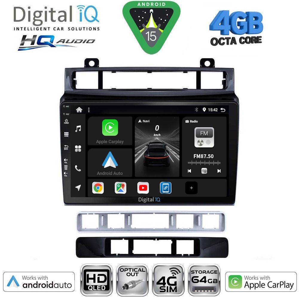 BXK19766-15 DIGITAL IQ BXK 19766_CPAA (9inc) MULTIMEDIA TABLET for VW TOUAREG mod. 2011-2018 - Image 1