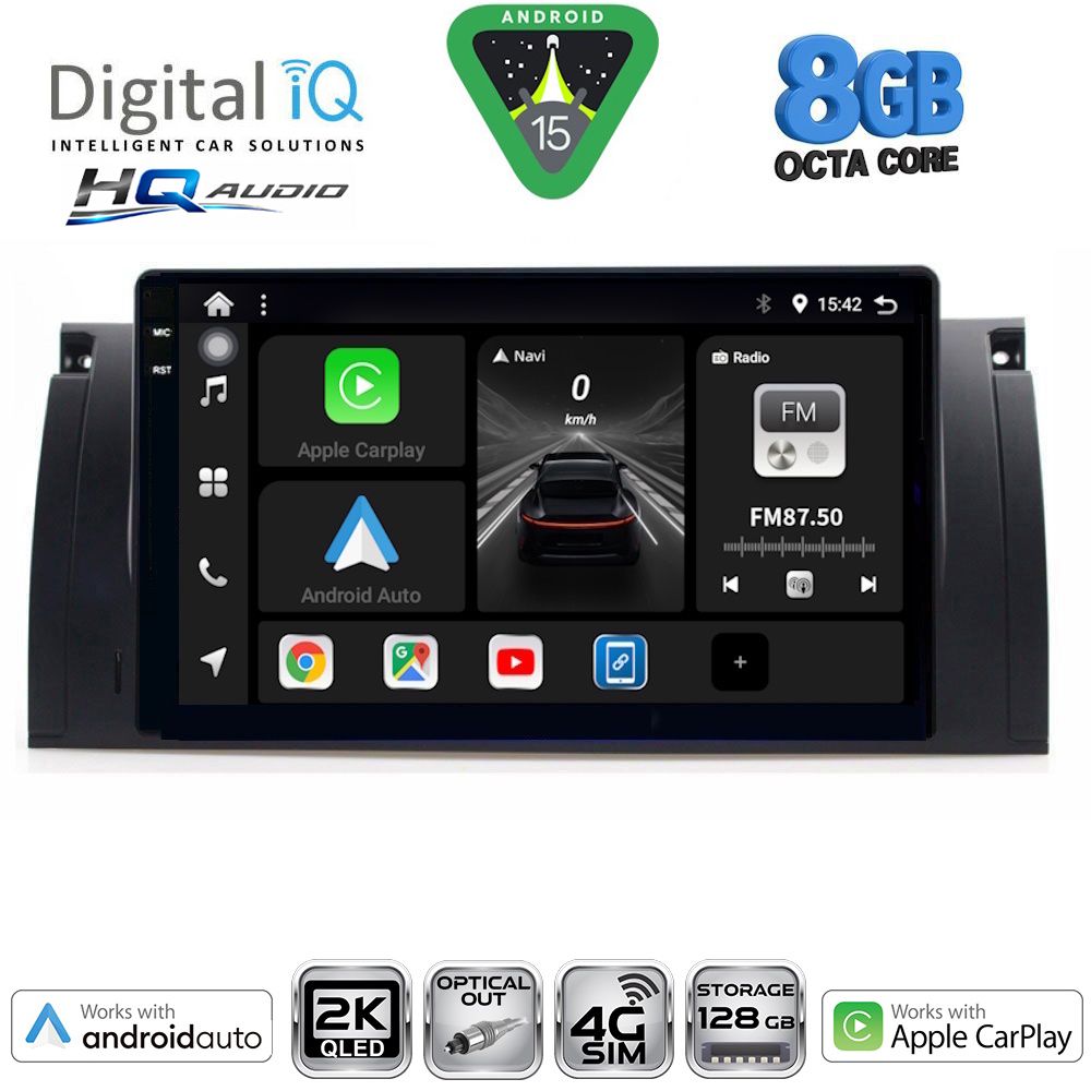 BXK20045_15_ DIGITAL IQ BXK 20045_CPAA (9inc) MULTIMEDIA TABLET for BMW Series 5 (E39) mod. 1997-2005 | X5 (E53) mod. 1999-2006 - Image 1