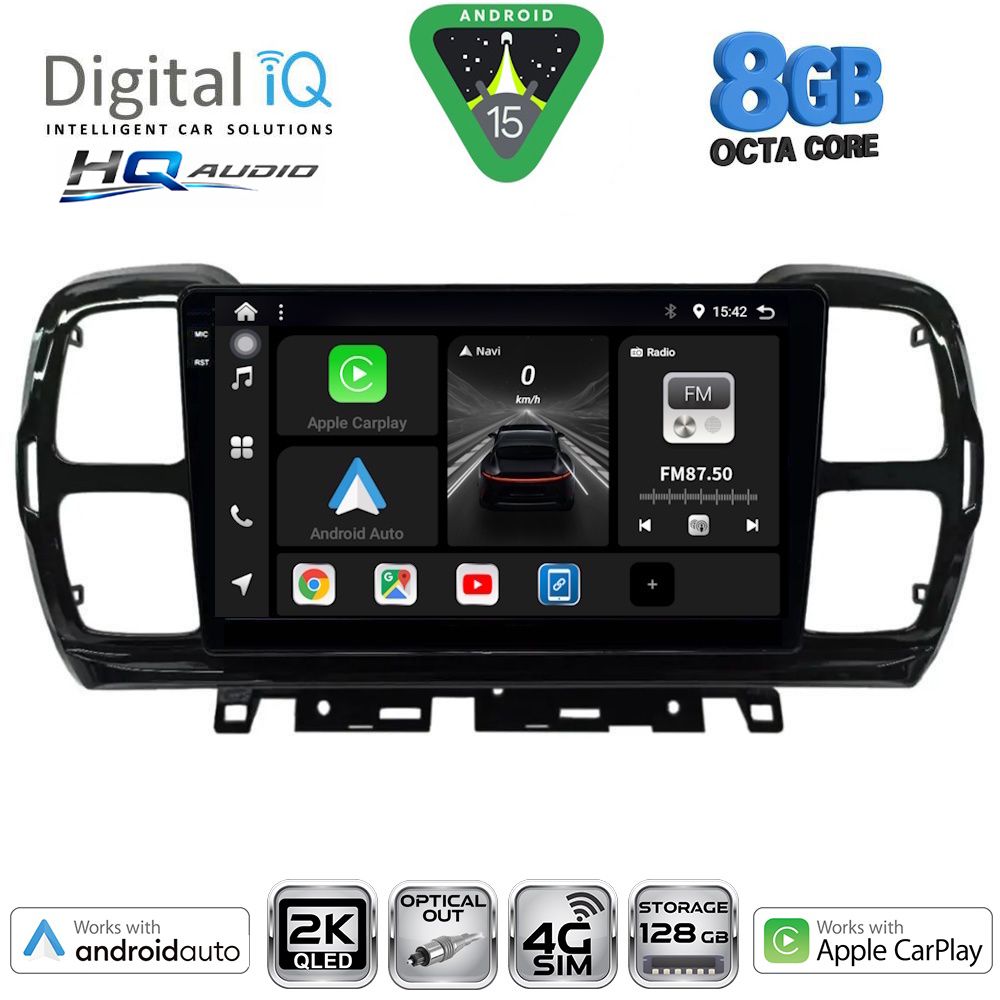 BXK20088_15_ DIGITAL IQ BXK 20088_CPAA (9inc) MULTIMEDIA TABLET for CITROEN C5 AIRCROSS mod. 2017-2021 - Image 1