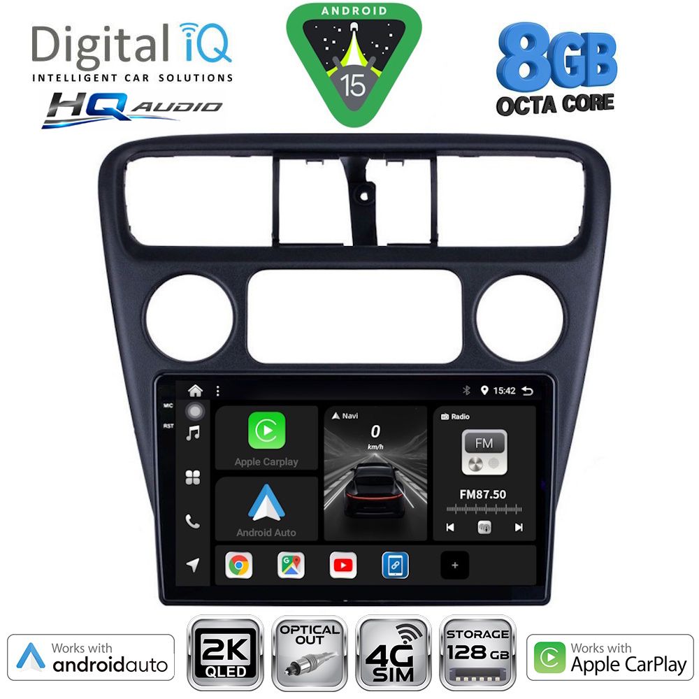 BXK20181_15 DIGITAL IQ BXK 20181_CPAA (9inc) MULTIMEDIA TABLET for HONDA ACCORD COUPE mod. 1998-2004 - Image 1